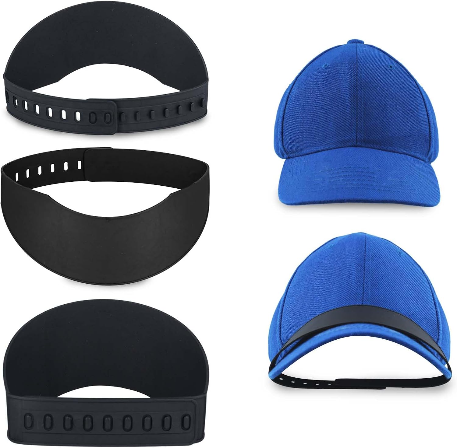 4pcs Hat Curve Band, Plastic Hat Bill Bender 9 Brim Curver Design Ball