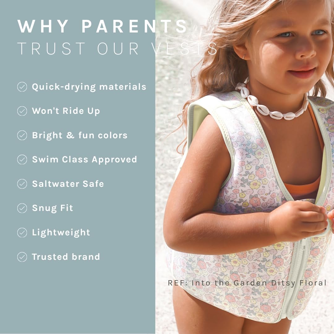 Amazon.com : SUNNYLiFE Swim Vest, 3-6, Into The Garden Ditsy