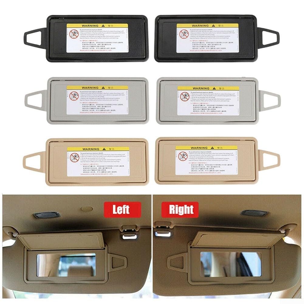 Elegante visiera parasole per specchietto retrovisore per Mercedes Classe S, adatta direttamente ai modelli dal 1998 al 2013 (beige destro)