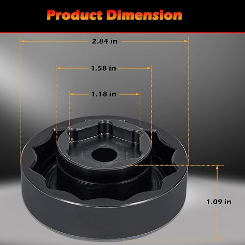 Miniatura 2 de Bonbo Herramienta de enchufe de tuerca para eje de rueda delantera y trasera para Ducati motocicleta, ATV, Super Bike 1098 1198 1199 Panigale