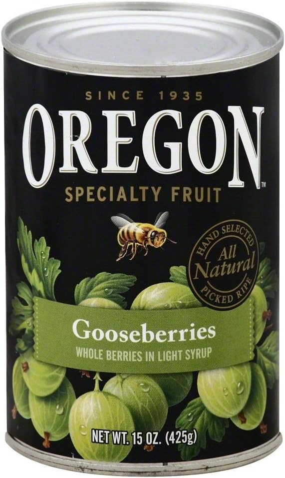 Oregon Fruit Gooseberries in Light Syrup - 15 oz