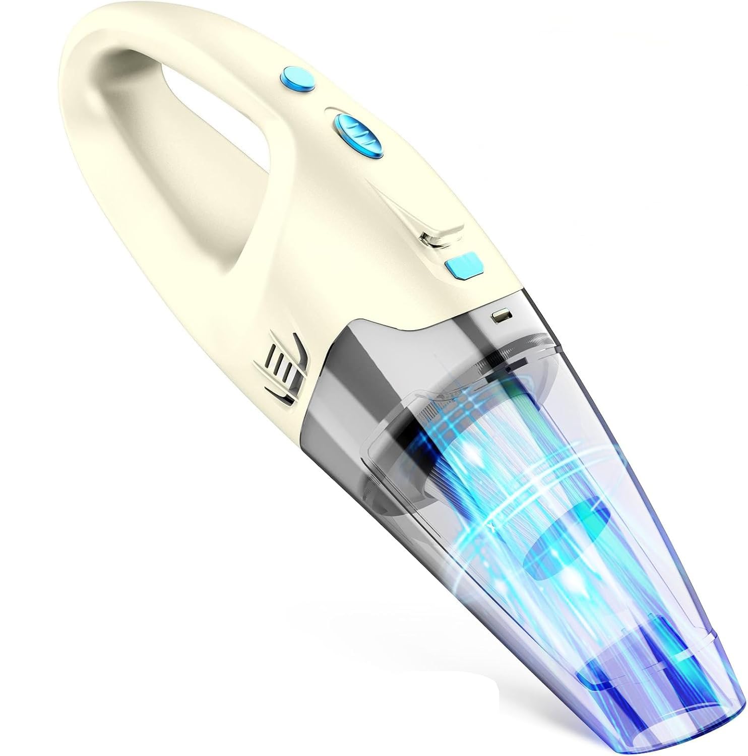 FUOAYOC Handheld Vacuum Cordless,Car Cordless Rechargeable, 6KPA Powerful Suction Hand Held Vacuum with LED Light/Multi Accaessories, 1.6lbs Mini Portable Vacuum Cleaner for Home/Car/Office Cleaning-image-30