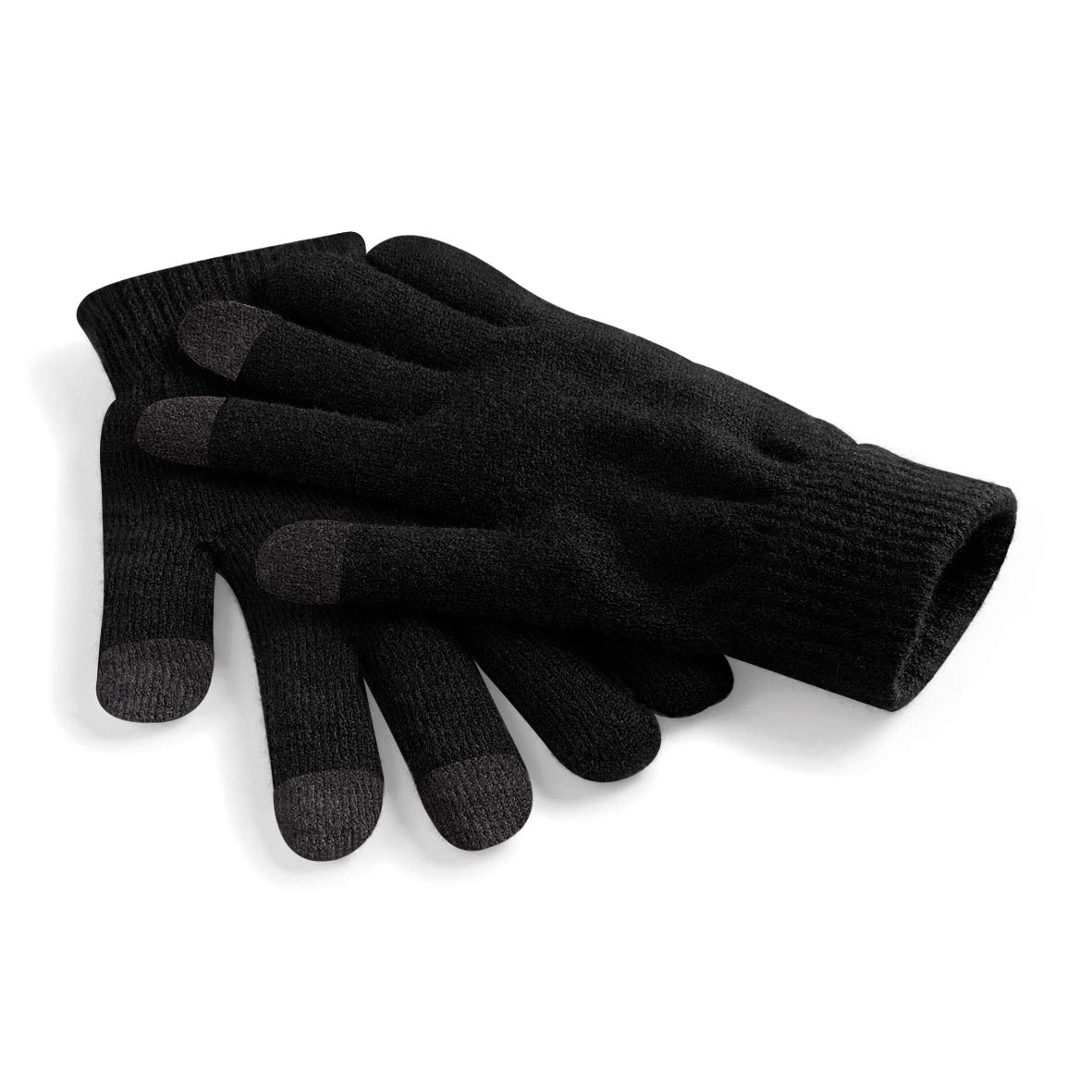 Beechfield Touchscreen Smart Gloves, Black, S-M. B490