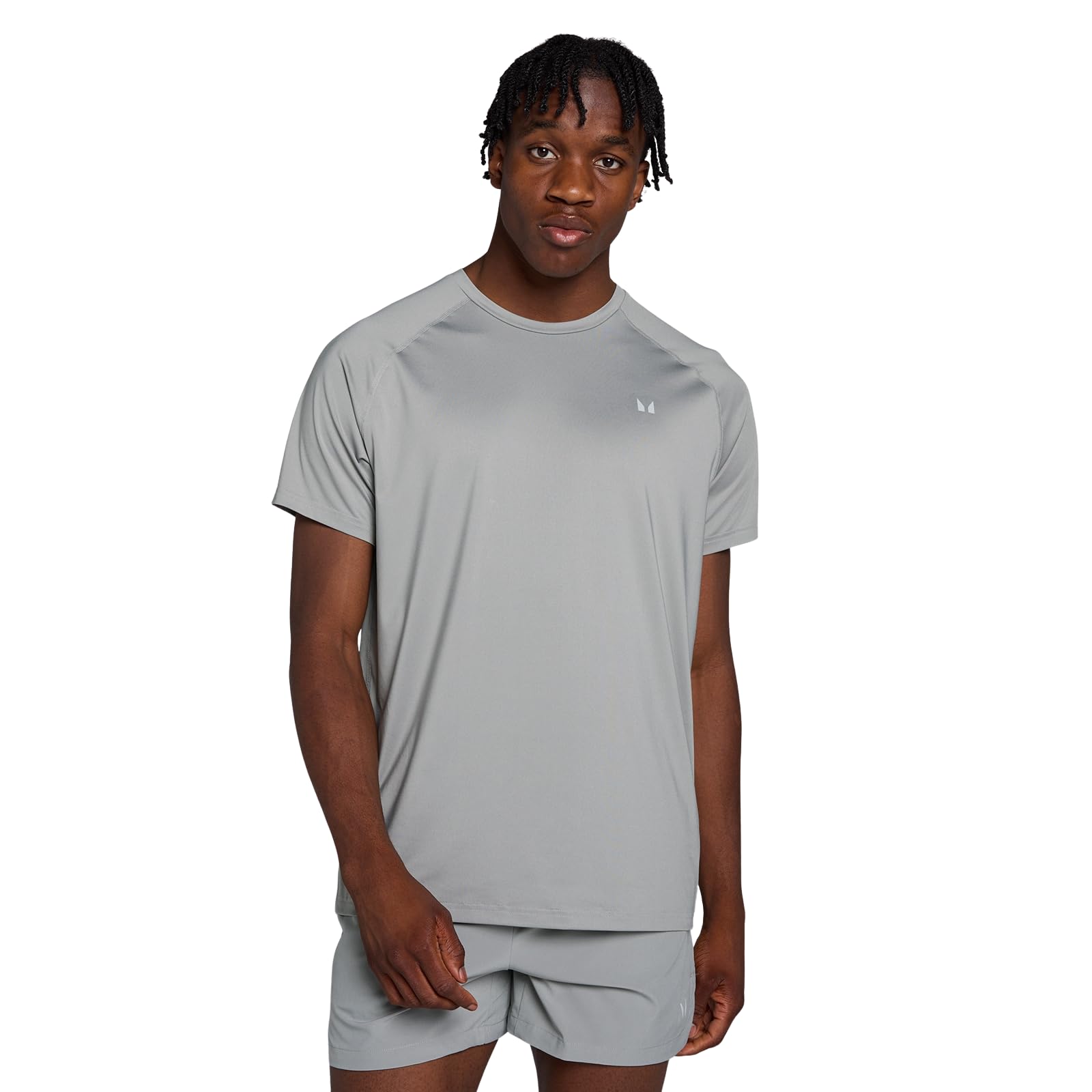 MyProtein Mens Training Core T-Shirt, Beige, Size M, Men