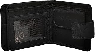 Premium Leather Wallet for Men Multi Pockets | Perfect for Organization & Style | High Durability & Modern Design for Daily Life & Travel (Black 1)