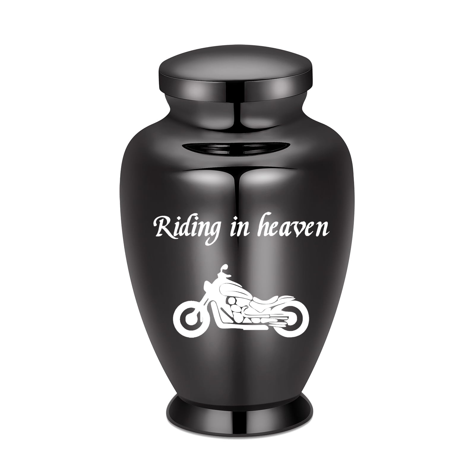 Large Urns for Human Ashes Adult Female Male Stainless Steel Memorial Burial Funeral Decorative Keepsake for Ash Holder
