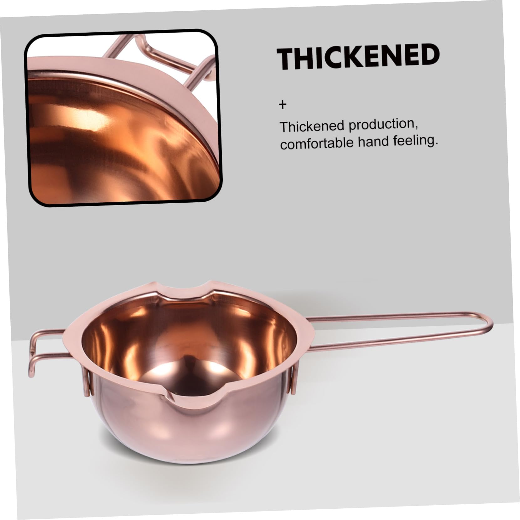 Garneck Melting Bowl Stainless Steel for Use for Baking and Cooking