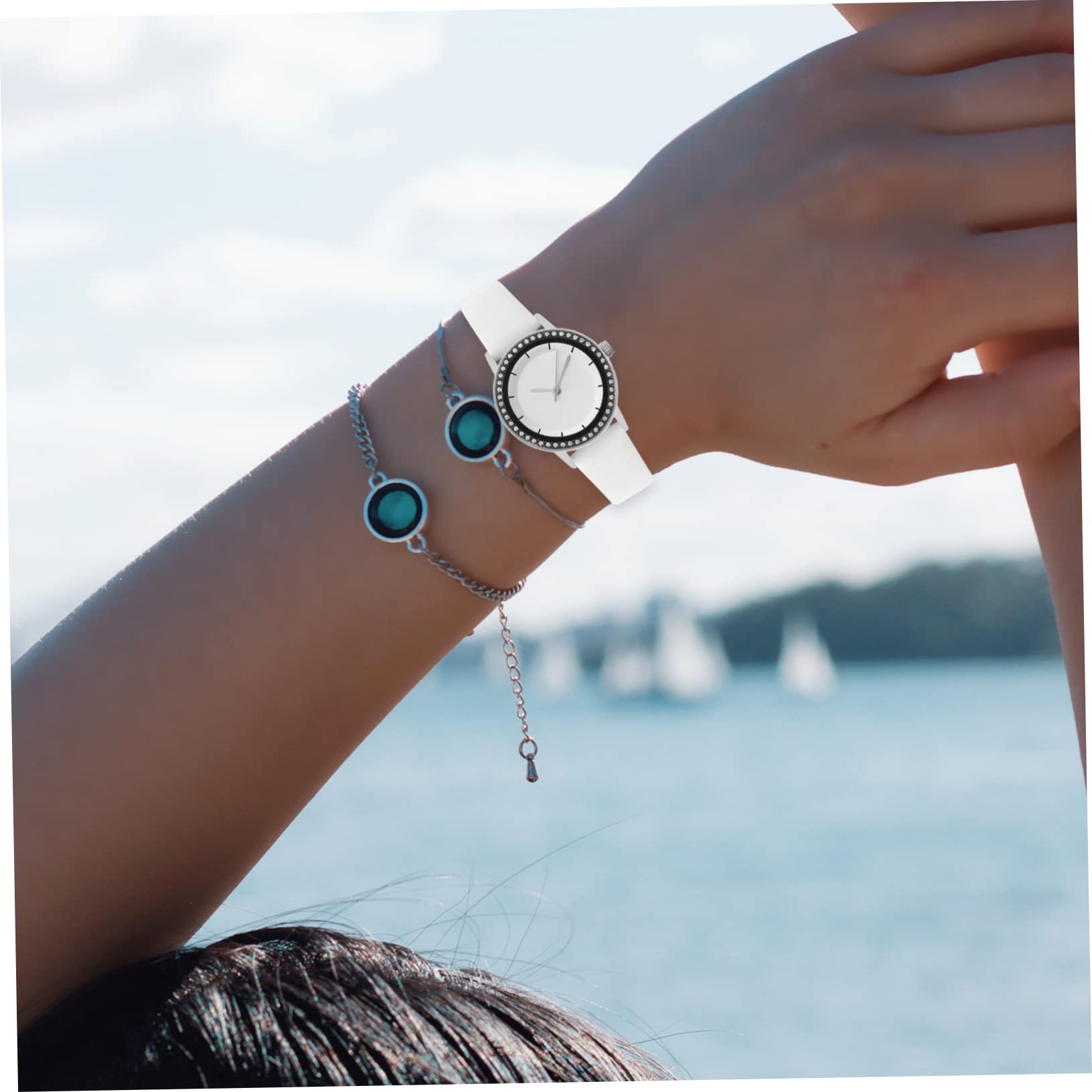 HOMSFOU 5pezzi Custodia Protettiva Per Watch Design Leggero e Resistente Agli Urti Protezione Completa Con Pellicola Temperata Accessori Per Orologi