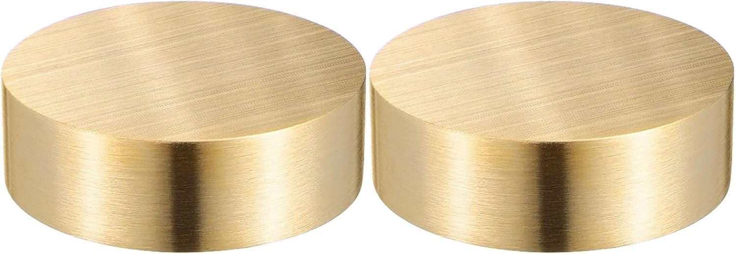 TEHAUX Brass Calligraphy Paperweight Set Lightweight Metal Desk Accessory for Home Office Unique Design for Chinese Calligraphy and Modern Art Portable 1.57 Inch Paperweights for Desk Organization