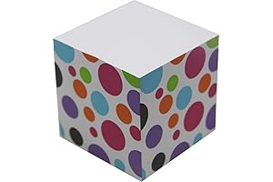 Post-it Cube 434, 2.5-Inch, 500-Sheet Memo Cubes in Psychedelic Bubble Pattern