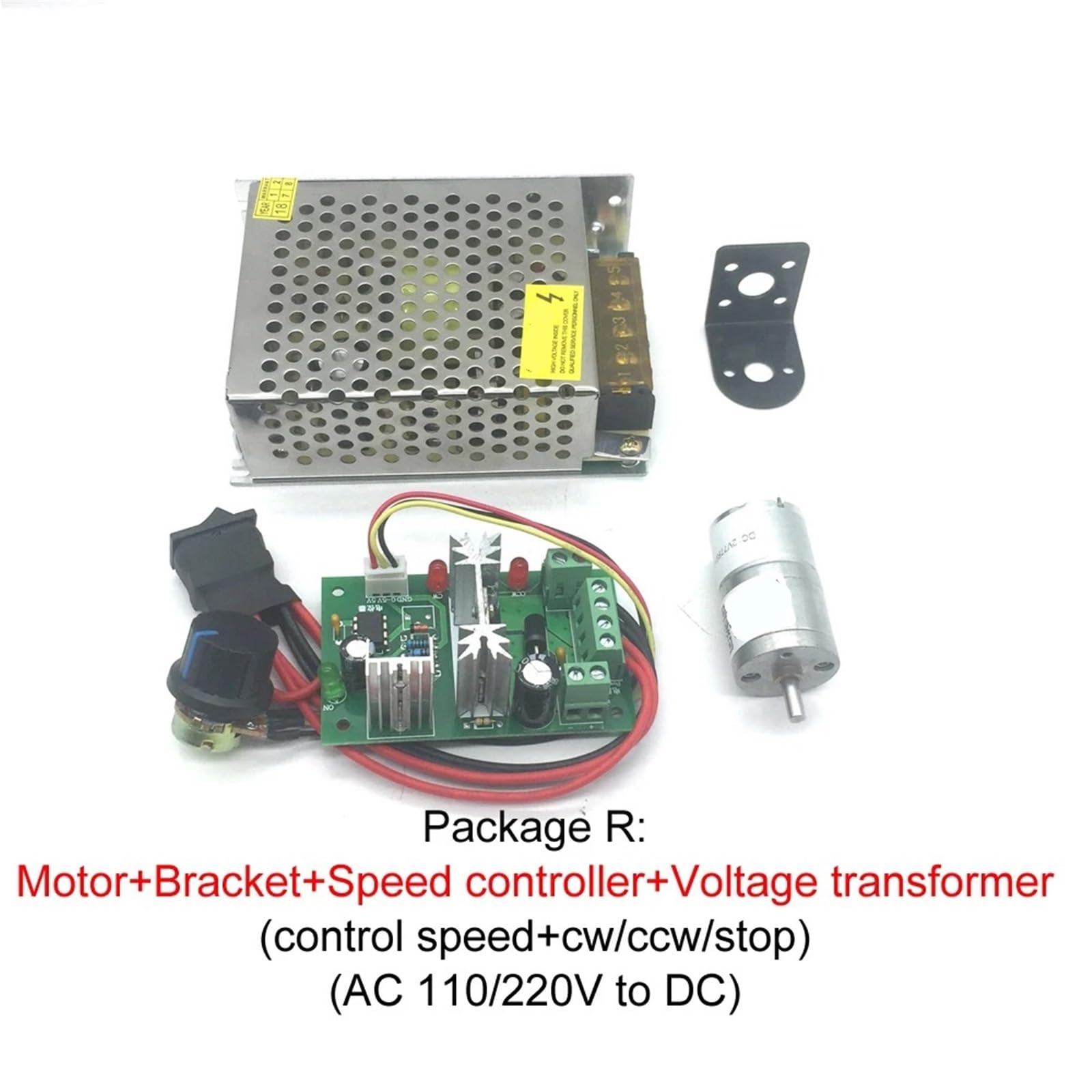 JGA25-310 Motoreduktor 3-12 V 7-1818 obr./min DC, przekładnia o niskim poziomie hałasu, drukarka, silnik o niskim momencie obrotowym, 1 sztuka (12 V 100 obr./min)