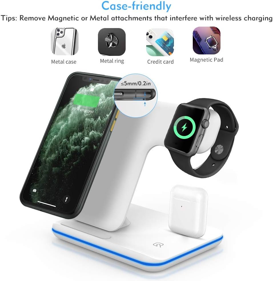 Image showing types of phone case attachments to remove for wireless charging