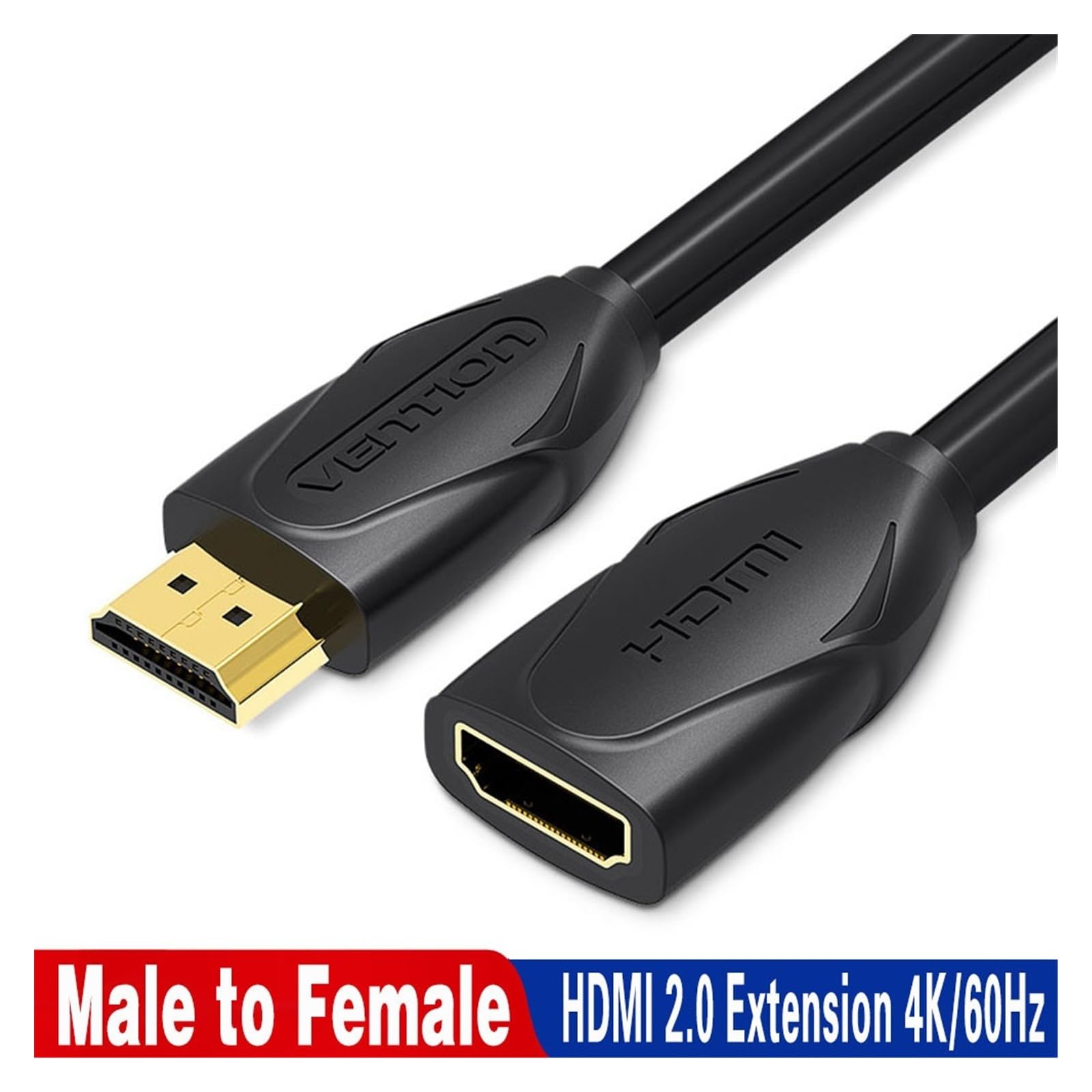 Cable De Extensión HDMI 2.0 4K@60Hz 8K, Cable Extensor HDMI Macho A Hembra for HDTV, Consolas De Juegos, Proyectores Y Múltiples Dispositivos(HDMI 2.0 Extension-5m)