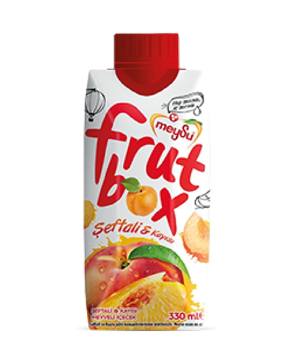 Meysu 330 Mililitre Frutbox Şeftali-Kayısı Meyveli İçecek