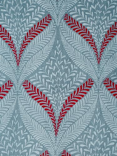Image of Home Sizzler 144TC Vibrant Vines Baby Blue Double Bedsheet with 1 Pillow Cover
