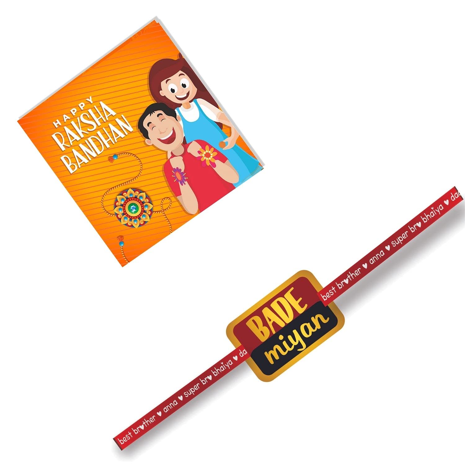 Yaya Cafe Rakhi for Brother Boy Printed Rakhi Bade Miyan Raksha Bandhan (B07FD47VVQ) Amazon Price History, Amazon Price Tracker