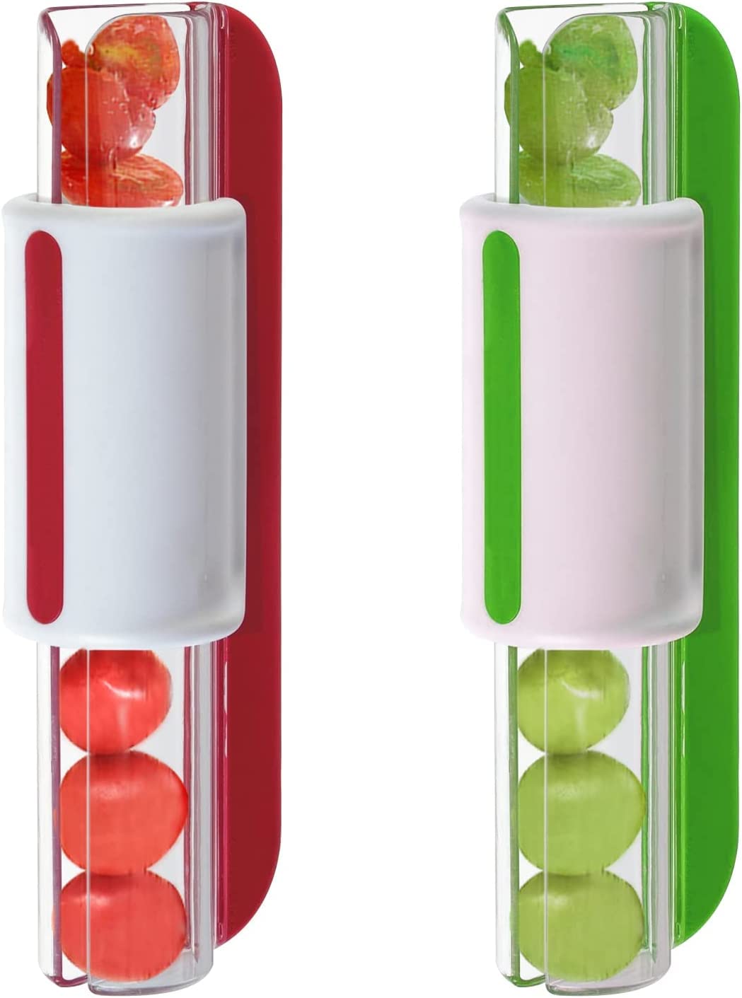 LANADO Multi-Functional Grape Cutter Tomato Slicer, Red, Plastic