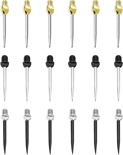 Puntos convertidores de punta de acero de dardo Puntos 2BA de reemplazo para puntas de aguja de metal Dardos