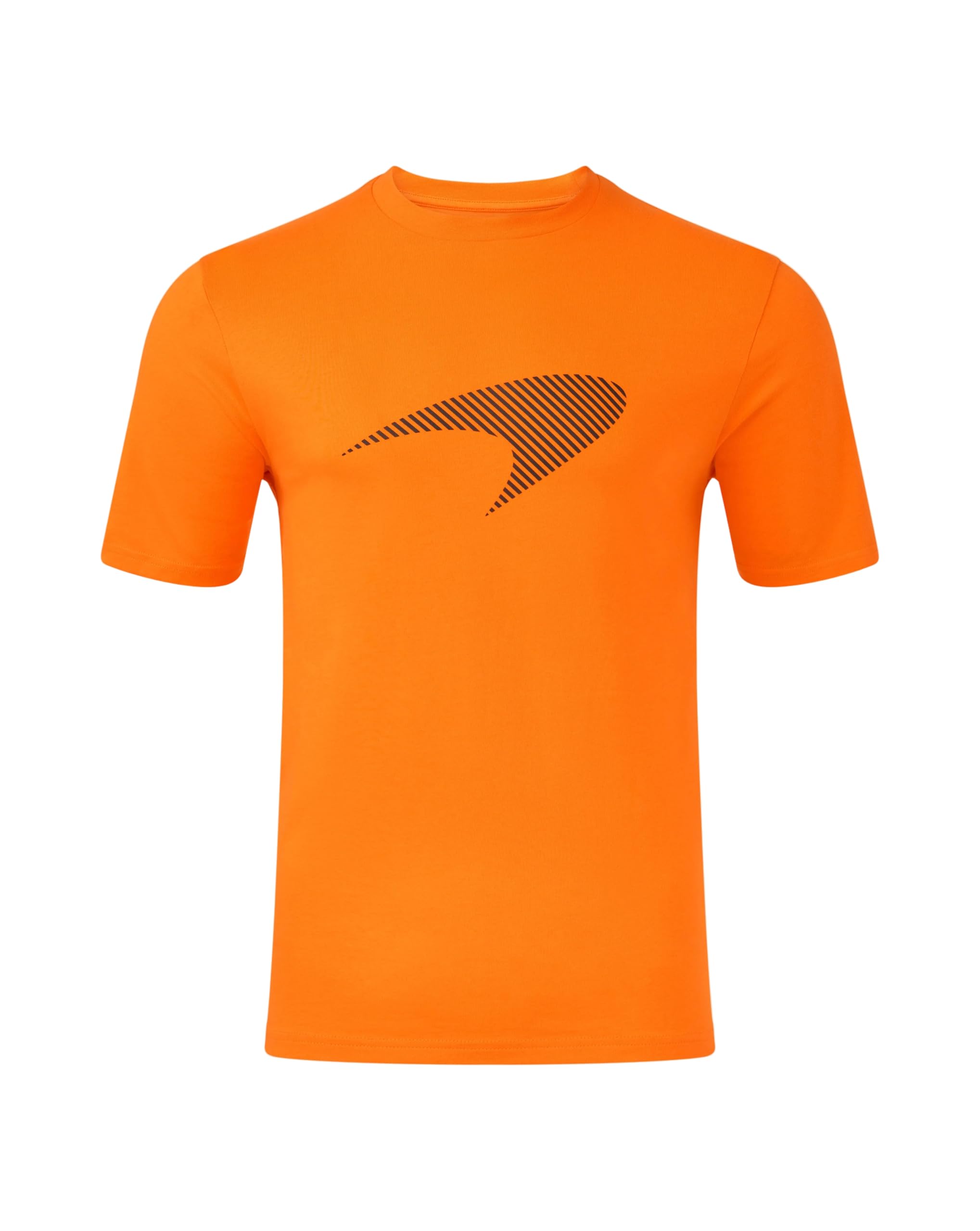 McLaren F1 Team Speedmark Core Logo T-Shirt, Papaya Orange, Short Sleeve (UK, Alpha, XXL, Regular, Regular, Orange)