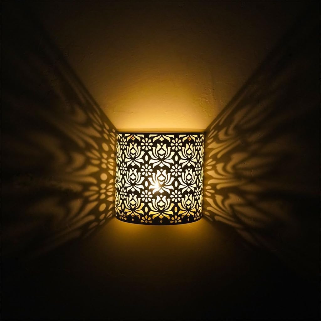 Rural Metal Candle Sconce Highlighting Framework Detailing Perfect for Comfortable Mood Creation