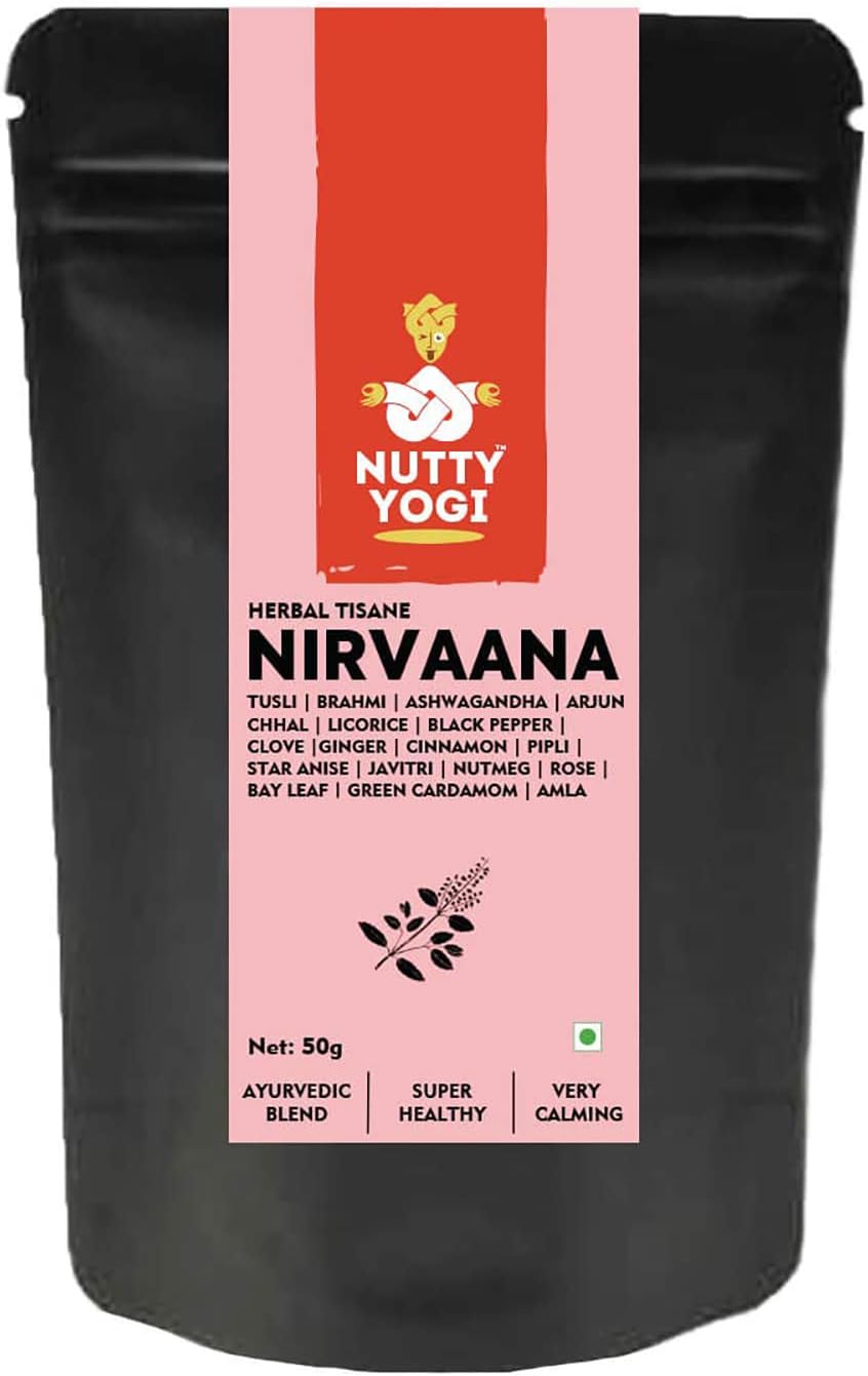 Nirvaana Anti Stress Tea | 50g | Tisane with 19 Herbs I Anti Stress / Anti Anxiety I 100% Natural