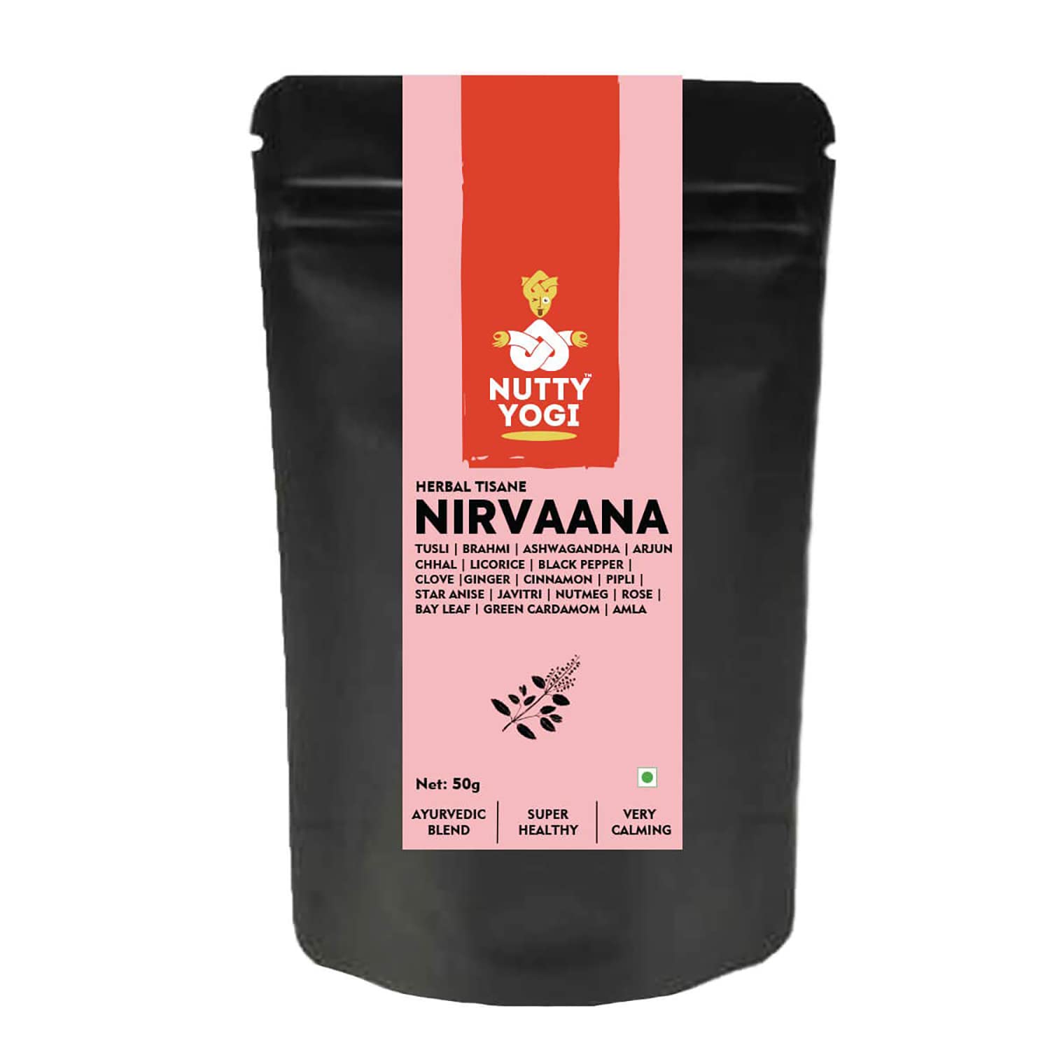 Nirvaana Anti Stress Tea | 50g | Tisane with 19 Herbs I Anti Stress / Anti Anxiety I 100% Natural