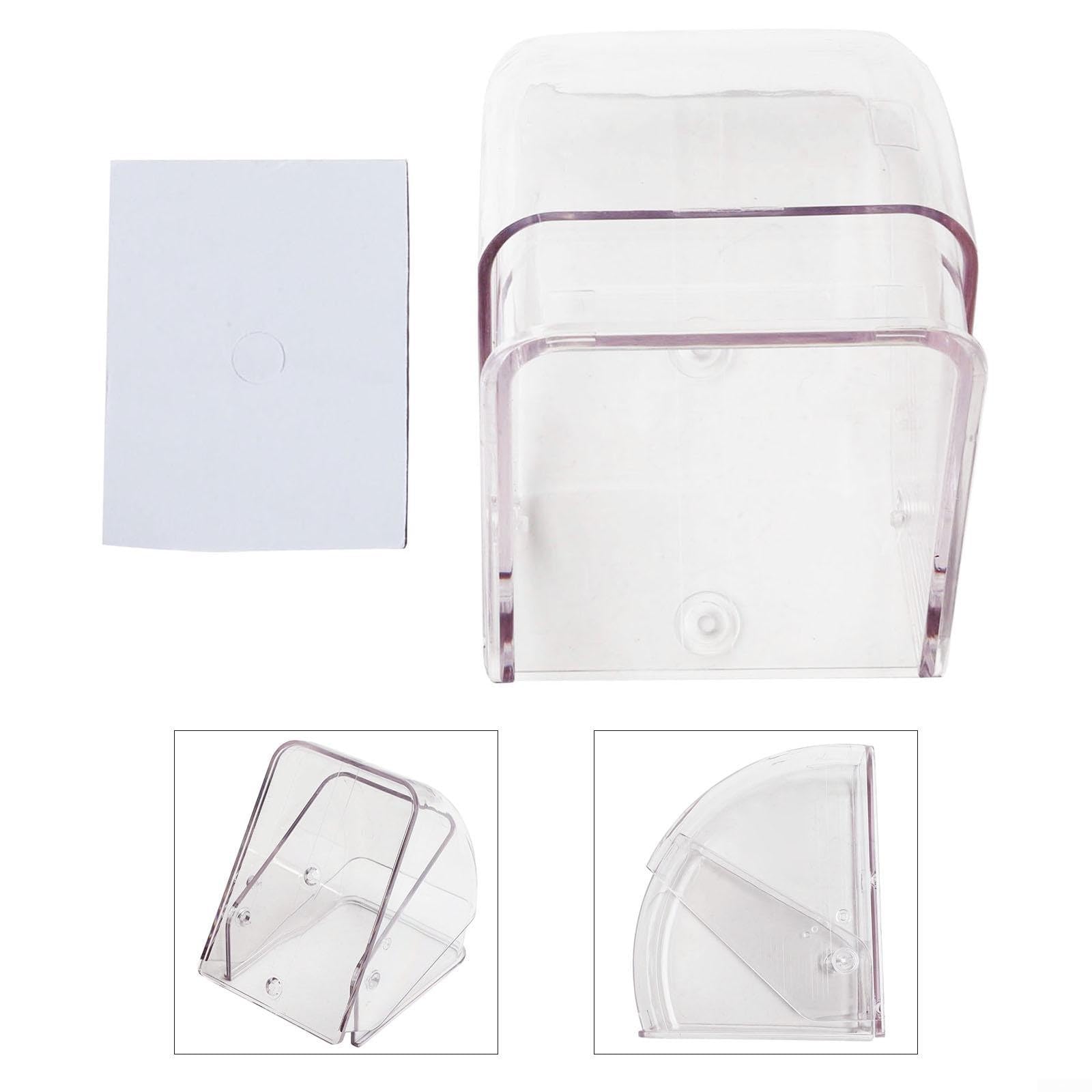 Caja impermeable transparente de la cubierta del timbre de la PC para la protección del timbre inalámbrico al aire libre (1pcs)