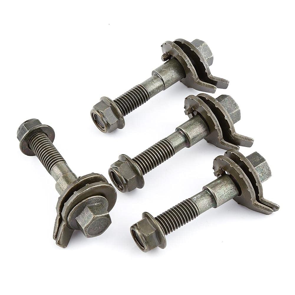 Cam , 4Pcs 14mm Veicoli Kit di camber regolabile in acciaio a ruote con camber regolabile