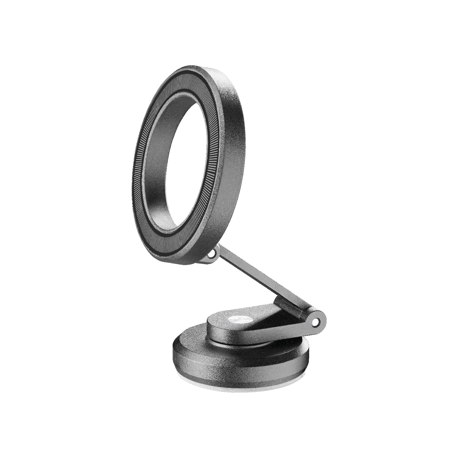 cellularline - Compact Mag - Magnetic Smartphone Car Mount - Fully Foldable - Magsafe Technology - Compatible with iPhone Series 12 and later - Black