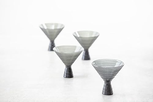 Miniatura 7 de Fortessa Jupiter - Vaso de hobnail con cuentas, 11.5 onzas (juego de 4), iridiscente