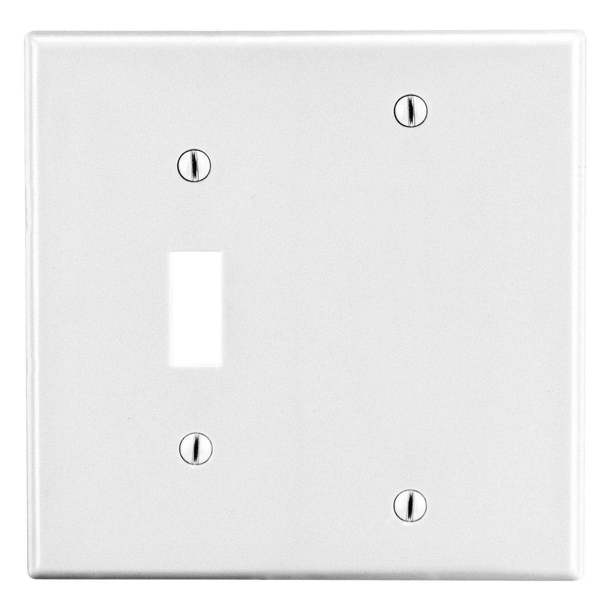 Bryant Electric P113W Wallplate, Standard Size, White
