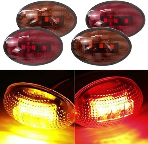 Miniatura 1 de NGHTMRE 2 juegos de luces LED ámbar y roja para Ford F350 F450 F550 Super Duty 1999-2010