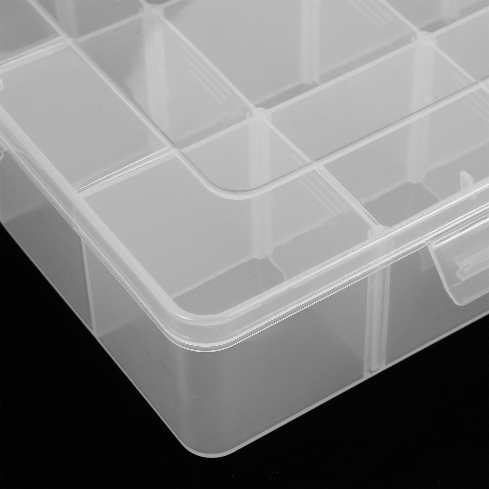 EXCEART 2 Piezas Caja Organizadora Transparente Rectangular de Plástico