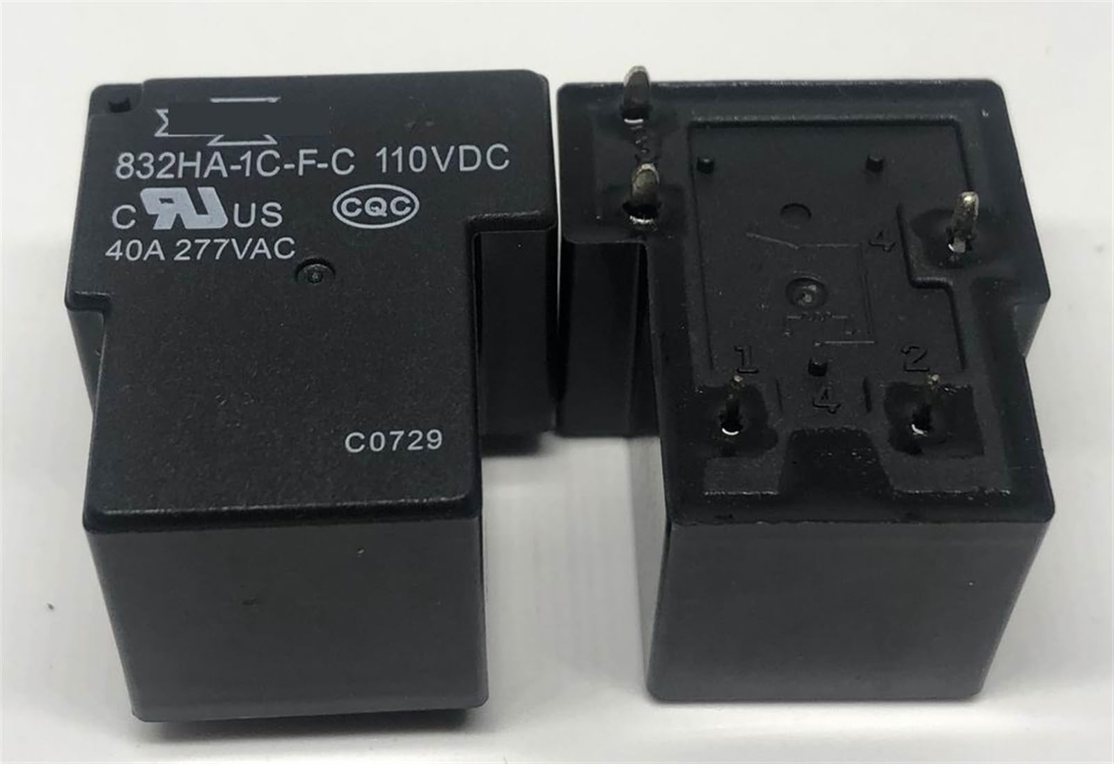 Relé T-90-1C-5P-110VDC de alta capacidad 40A y 5 pines