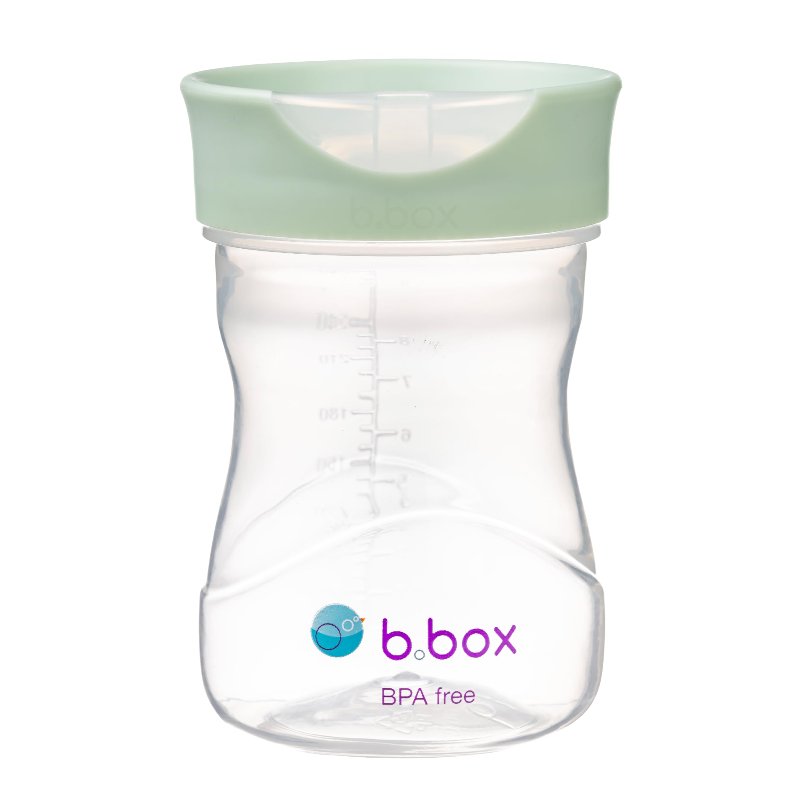 b.box Trinklernbecher - Free-Flow-Öffnung, Übergang von Schnabeltasse zu Trinkbecher Kinder - BPA-frei, für Spülmaschine | Ab 12 M | 240 ml