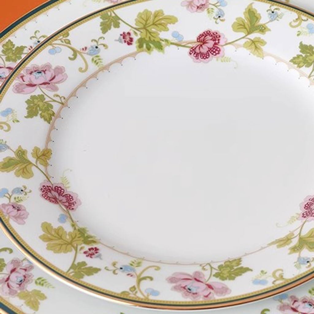 Wykwintny wysokiej klasy ceramiczny talerz obiadowy – elegancka zastawa stołowa na owoce i przekąski wysokiej jakości domowe talerze do jadalni stylowa zastawa stołowa na specjalne okazje