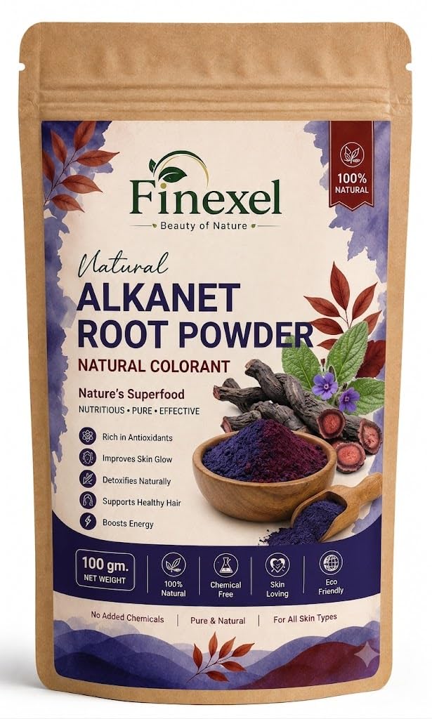 Natural Alkanet Root Powder 100g | Premium Pure Alkanet Powder for Soap Making, Lip Balm, DIY Skincare, Hair Care & Coloring | 100% Natural, Chemical-Free-picture-18