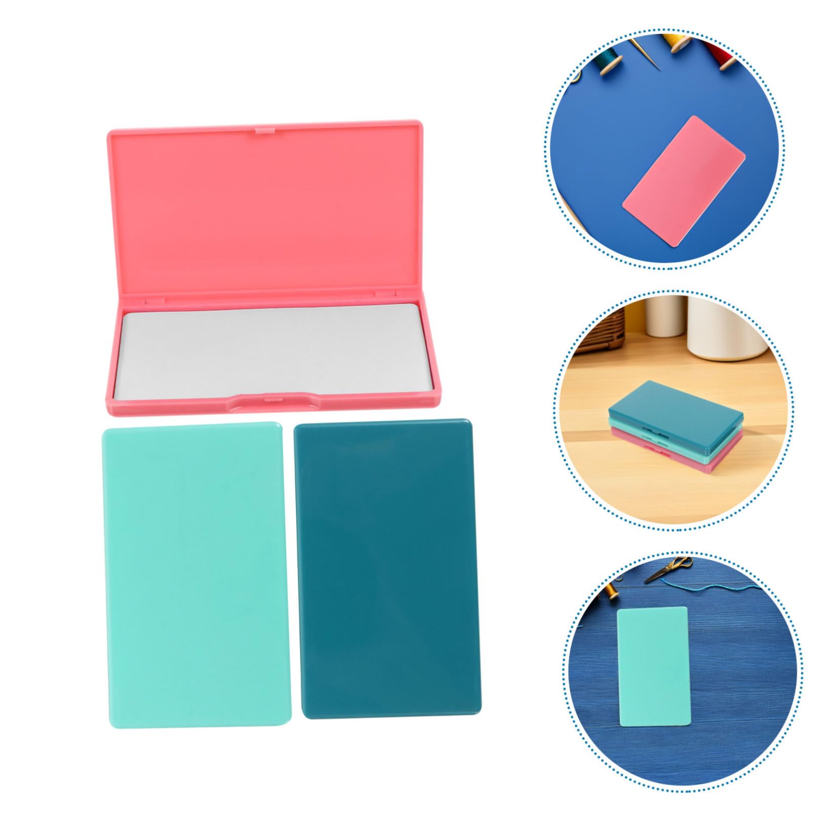 Zerodeko 6piezas Caja de Agujas Magnética Organizador para Costura Soporte Magnético Estuche para Agujas de Coser Unidades para Guardar Herramientas de Tejer y Coser