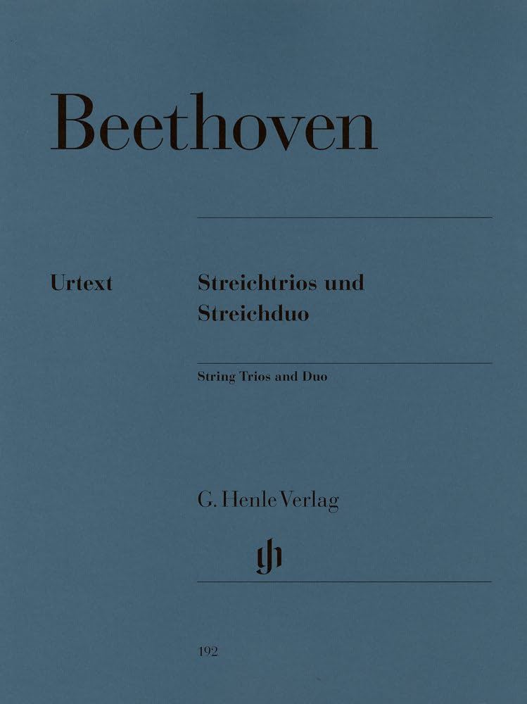 ベートーヴェン 弦楽三重奏と二重奏 ヘンレ版 ベートーヴェン : 弦楽二重奏曲・三重奏曲集/ヘンレ社/原典版