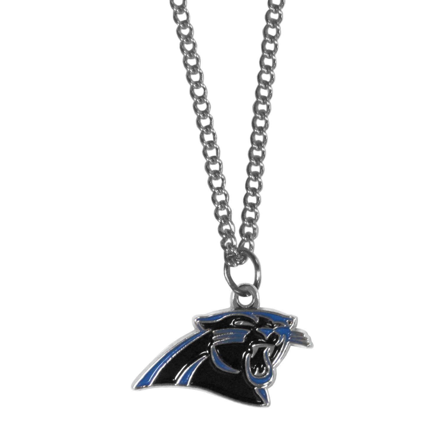NFL Siskiyou Sports Fan Shop Carolina Panthers Chain Necklace with Small Charm 22 inch Team Color