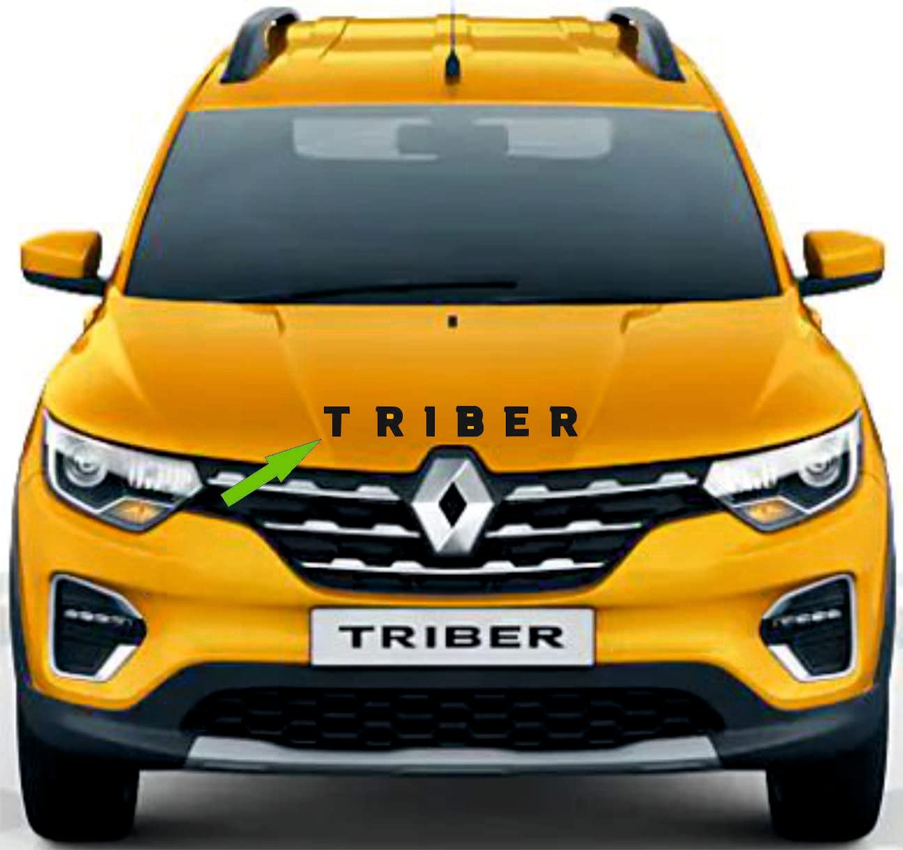 Carlooks TRIBER 3D Letters and Sticker for car_ Black-image-4