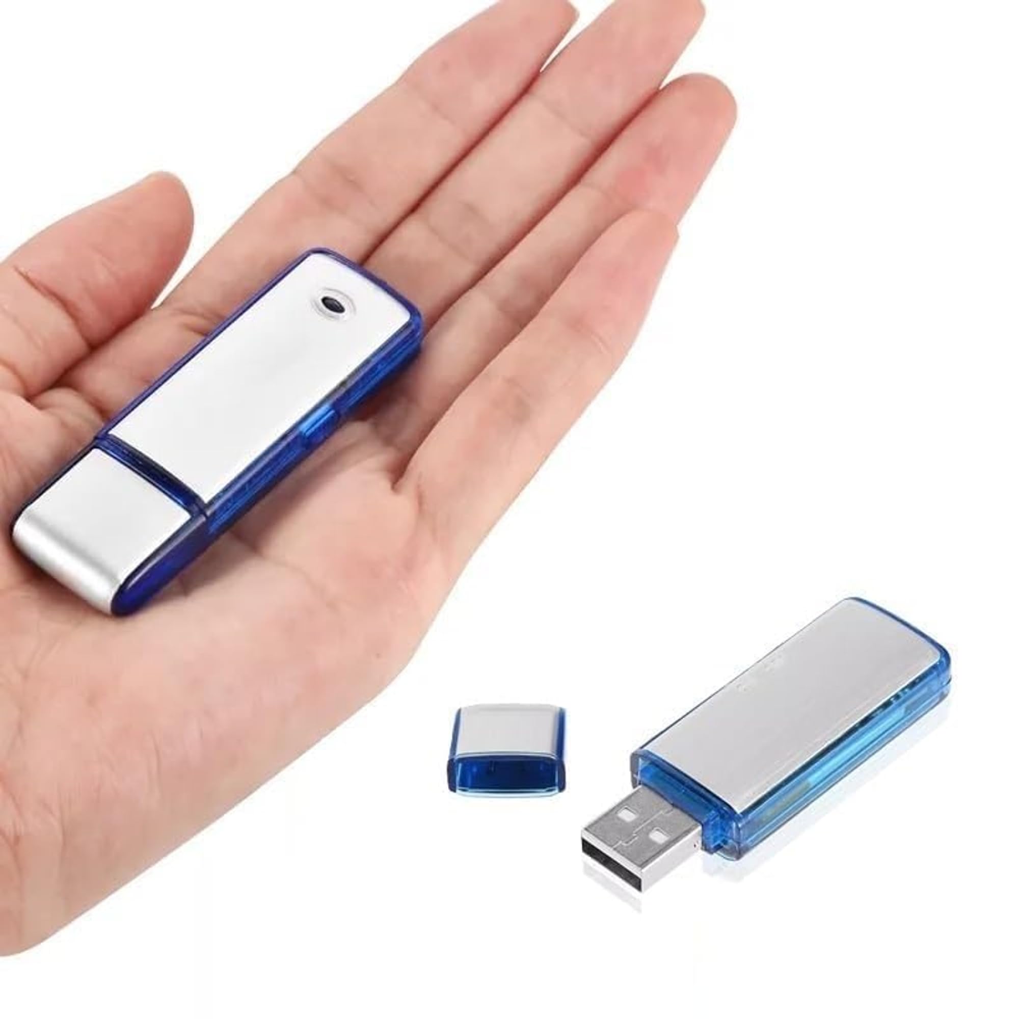 FREDI HD PLUS Hidden USB Voice Recorder 8GB Storage in-Built Small Sized Poratble Recorder 7-8hrs Battery Backup Audio Recorder Device-image-5