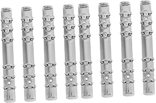 Ciieeo 8 Peças Fichário A6 Fichário Círculo Furador Espiral Furador De Folhas Soltas Anel Fichário A5 Inserções Fichário A6 Fichários De Aço Inoxidável Clipe De Arquivo Criativo