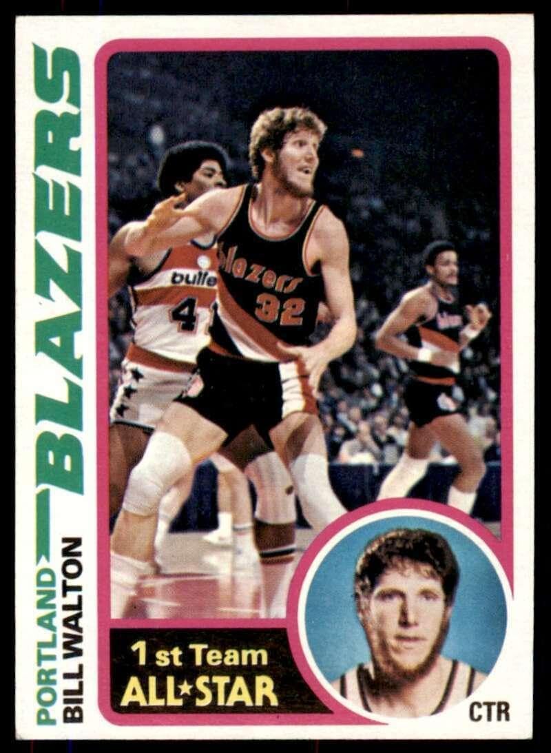 Bill Walton Card 1978-79 Topps #1 - Unsigned Basketball Cards