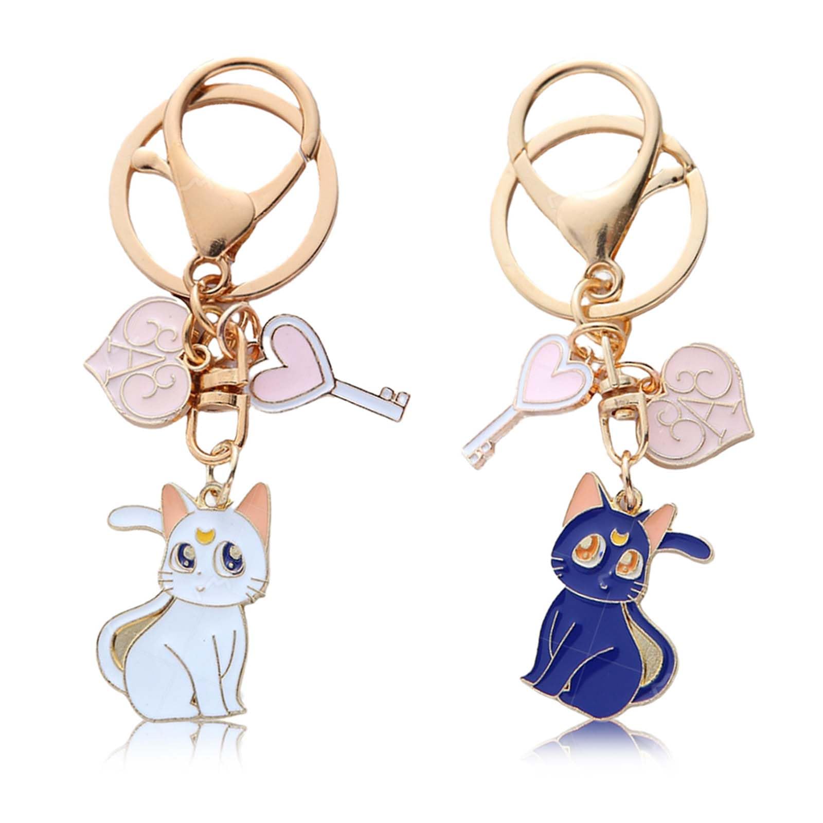 Kawaii Anime Keychain Set for Women Girls