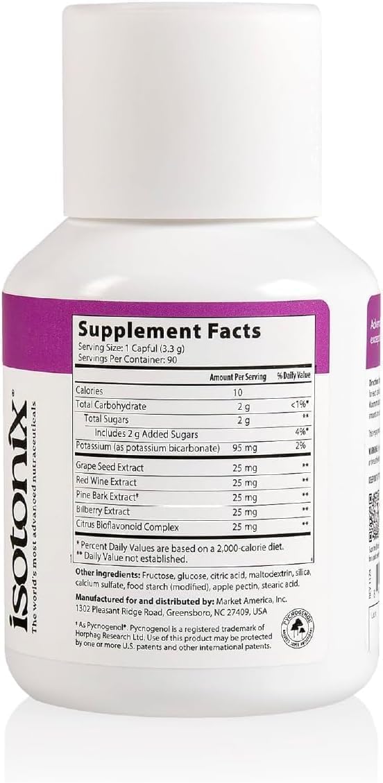 OPC-3 Isotonix - Antioxidant Supplement - Pycnogenol, Grape Seed Extracts, Bilberry, Red Wine & Pine Bark Extracts - for Heart & Circulatory Support - Isotonic, Vegan, Gluten Free - 90 Servings - Image 7