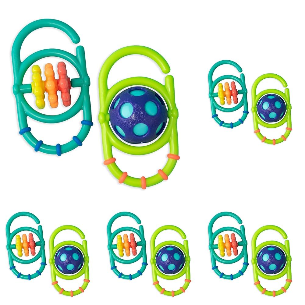 【sassy】3点セット Amazon.com : Sassy Linky Links Rattle Set, Use Apart or Link