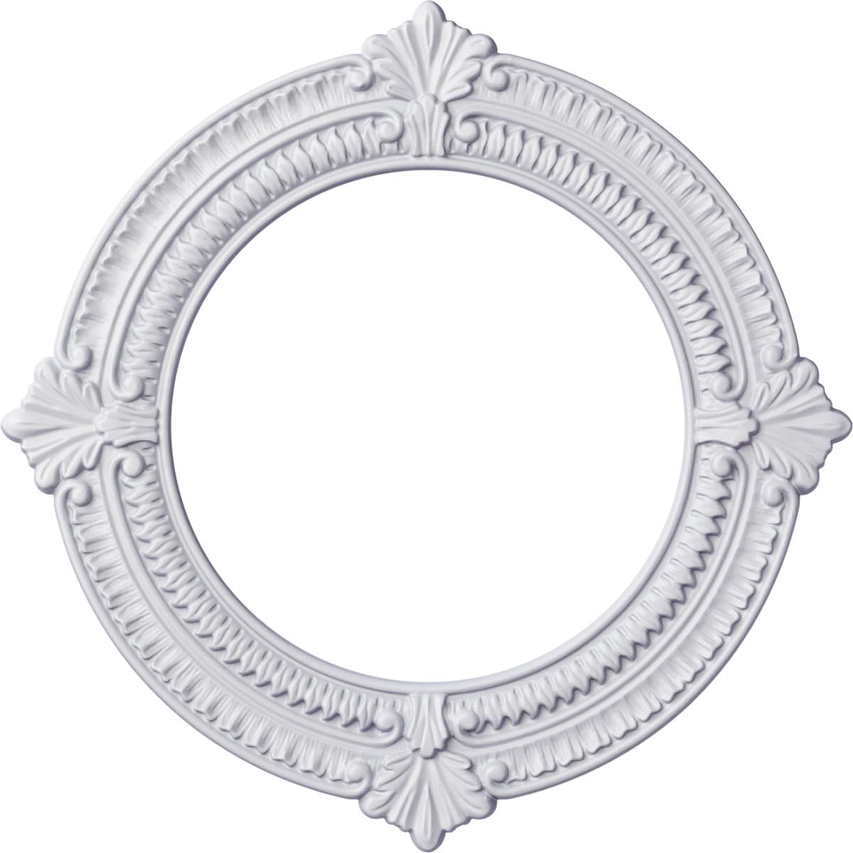 13 1/8"OD x 8"ID x 5/8"P Benson Ceiling Medallion (Fits Canopies up to 8")