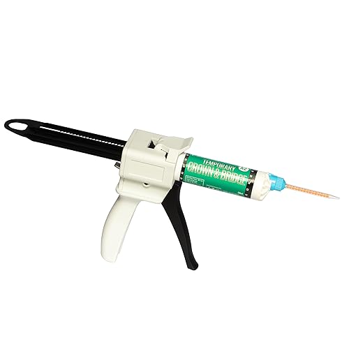 Miniatura 9 de Pistola de material de impresión dental de 1.7 fl oz, pistola dispensadora de cartucho de mezcla de impresión AB 1121, dispensador de pegamento