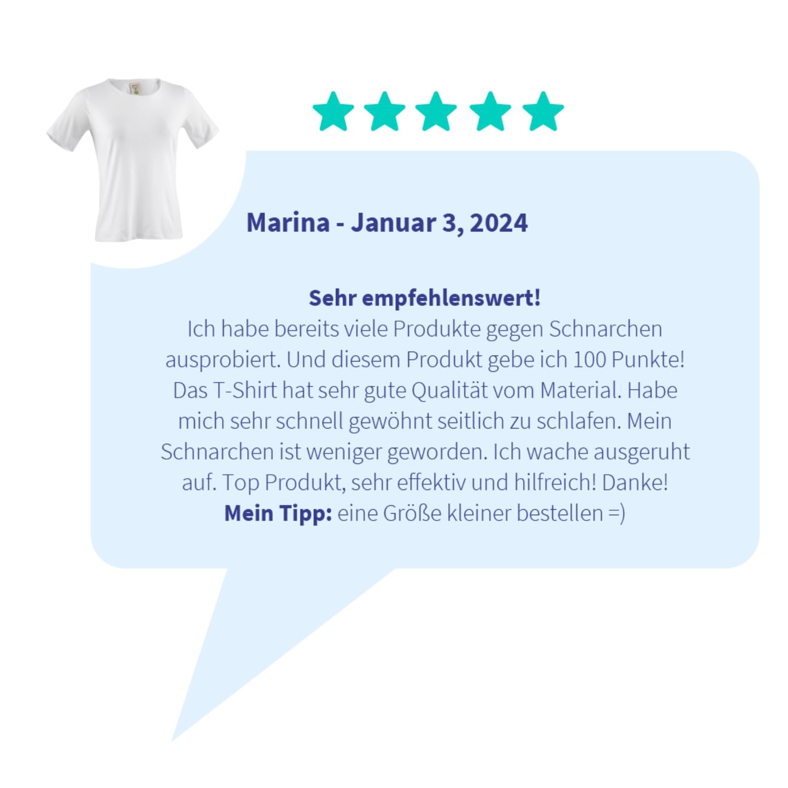 Anti-Schnarch-Shirt somnipax Standard mit Hartschaum-Rolle, 100% Bio-Baumwolle, Hilfe bei CPAP-Therapie, gegen Schlafapnoe + Schnarchen, für Männer [L]